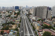 Bất ngờ với diện mạo mới đường vành đai 2 trên cao đoạn Trường Chinh