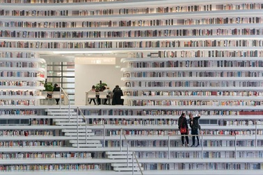 Choáng ngợp trước kiến trúc độc đáo của thư viện “nhãn cầu”