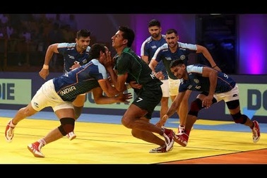 Một trận đấu ở môn Kabbadi.