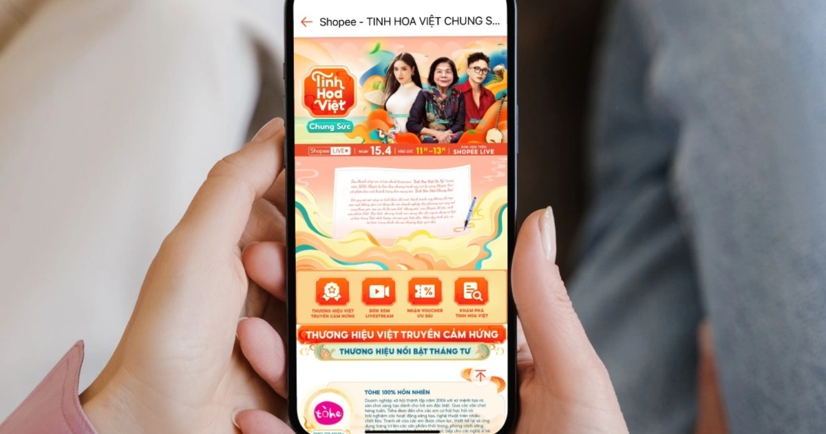 Shopee khởi động chương trình "Tinh hoa Việt chung sức", tôn vinh sản phẩm "made in Việt Nam"