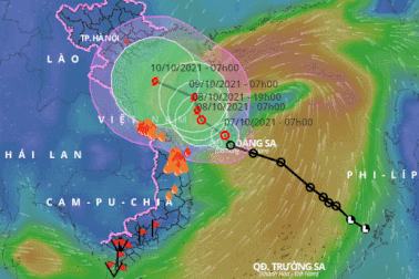 Áp thấp nhiệt đới sắp mạnh lên thành bão, nhiều tỉnh miền Trung mưa rất to