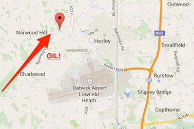 Anh phát hiện 100 tỷ thùng dầu gần sân bay Gatwick