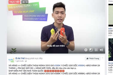 Cảnh giác lừa đảo bán Nokia 3310 giá "sốc" trên Facebook