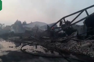 Vụ cháy cơ sở sản xuất bánh kẹo: Đã tìm thấy thi thể một nạn nhân