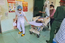 Trâu “điên” tấn công khiến nhiều người bị thương