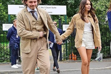 Brooklyn Beckham đưa bạn gái đi xem tennis