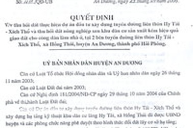 Sai phạm hàng loạt từ một quyết định