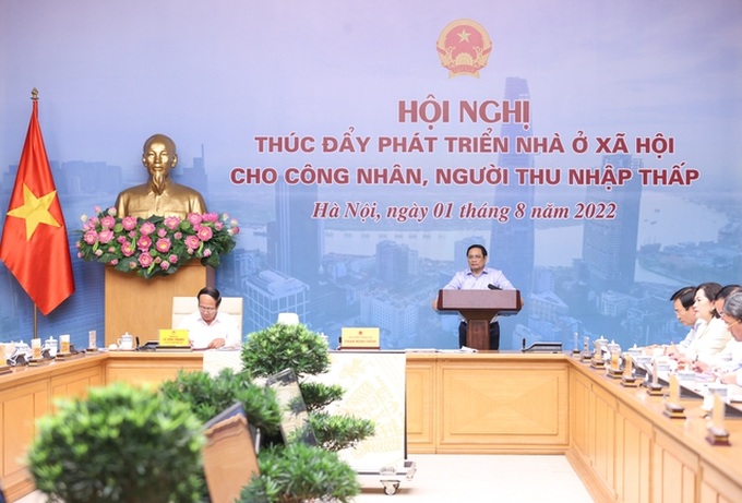 Thủ tướng Phạm Minh Chính yêu cầu khẩn trương xây dựng đề án đầu tư, xây dựng ít nhất 1 triệu căn hộ nhà ở xã hội cho công nhân, người thu nhập thấp trong giai đoạn từ nay tới năm 2030