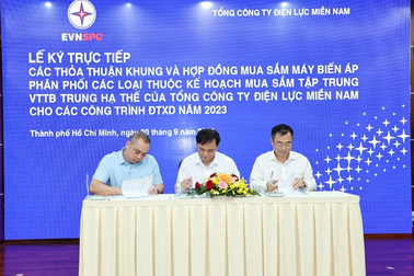 EVNSPC ký kết mua sắm máy biến áp phân phối cho các công trình năm 2023