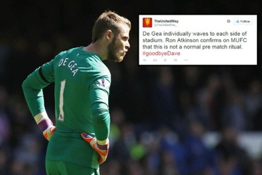 De Gea ngầm nói lời chia tay với MU