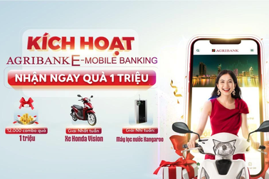 Mở tài khoản Agribank E-Mobile Banking có cơ hội trúng Honda Vision