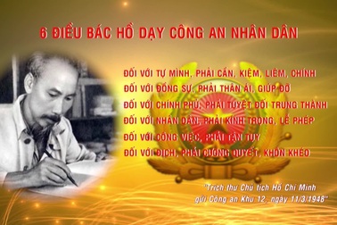 Sáng mãi tư cách người Công an nhân dân