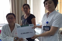 42 triệu đồng tiếp tục đến với em Ngọc bị ô tô nghiến qua người