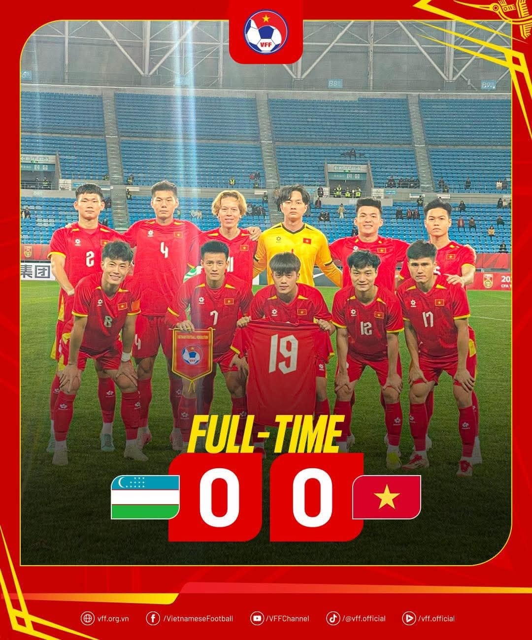 Unentschieden mit U22 Usbekistan, U22 Vietnam kämpft mit U22 China um die Meisterschaft - 2 Hòa U22 Uzbekistan, U22 Việt Nam đua vô địch với U22 Trung Quốc - 2