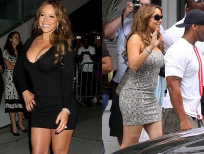 Mariah Carey “nghiện” váy bó sát