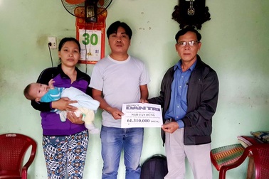 Hơn 61 triệu đồng đến với bé 3 tháng tuổi mắc bệnh teo hẹp động mạch phổi