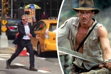 Sốt ruột vì tắc đường, tài tử… tự điều khiển giao thông