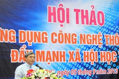 Ứng dụng công nghệ thông tin đẩy mạnh xã hội học tập