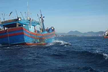 Ngư dân bị ngã trên biển, tàu cá chạy về đảo Trường Sa Lớn