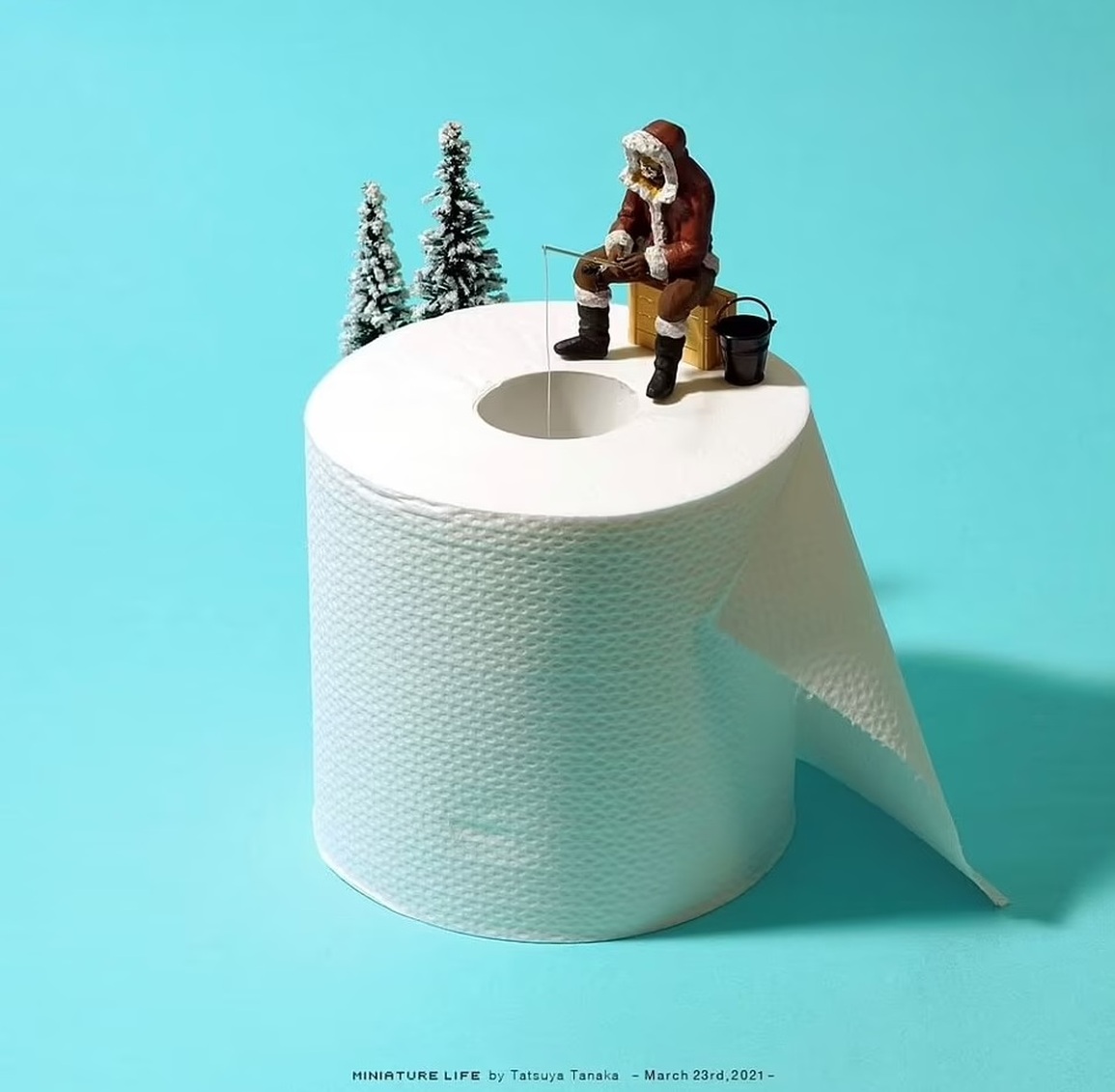 Bộ ảnh Giáng sinh bé nhỏ gây sốt với những bối cảnh mini - 9