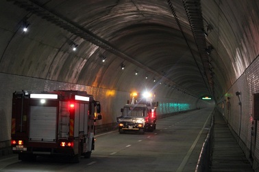 Giả định vụ cháy xe tải trong hầm đường bộ Đèo Cả