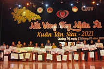 Quảng Trị huy động hơn 18 tỷ đồng chăm lo Tết cho người nghèo