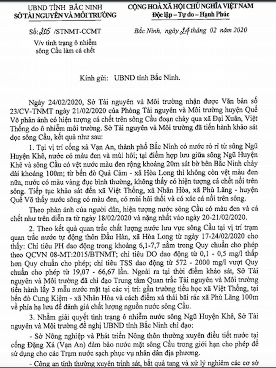 Sông Cầu đã giãy chết, đừng dung túng cho kẻ bóp cổ sông Đuống! - 5 Sông Cầu đã giãy chết, đừng dung túng cho kẻ bóp cổ sông Đuống! - 5