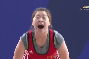 Hoàng Thị Duyên phá kỷ lục SEA Games cử tạ hạng 59kg