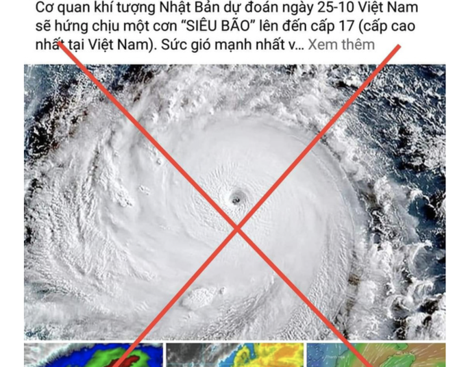 Xử lý nghiêm việc đưa tin bão lụt sai sự thật trên mạng xã hội - Ảnh 1. Xử lý nghiêm việc đưa tin bão lụt sai sự thật trên mạng xã hội - Ảnh 1.