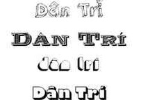 Download bộ font chữ hiệu ứng 3D đẹp mắt