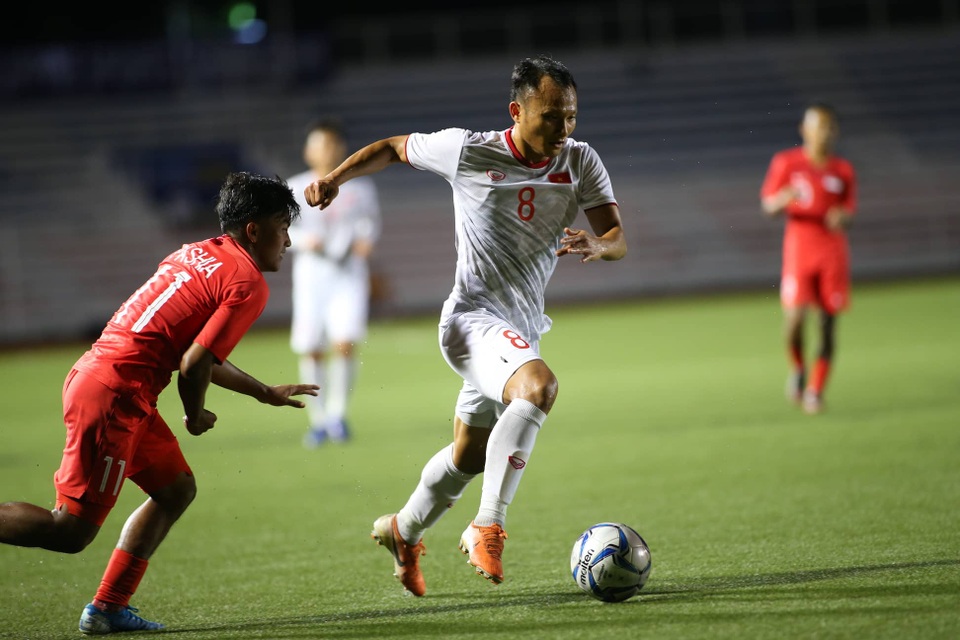 U22 Việt Nam 1-0 U22 Singapore: Đức Chinh ghi bàn quý giá - 7 U22 Việt Nam 1-0 U22 Singapore: Đức Chinh ghi bàn quý giá - 7