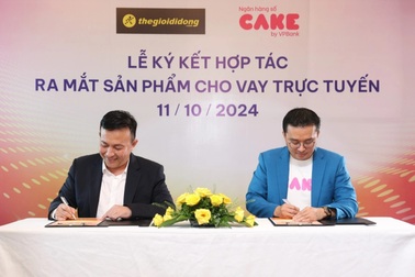 Cake by VPBank cho vay tiêu dùng tại hệ thống Thế Giới Di Động, Điện máy Xanh