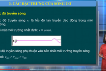 Ôn tập môn Vật lý thi tốt nghiệp THPT: Đại cương về sóng cơ