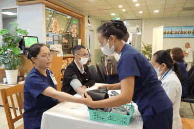 Giọt máu yêu thương tiếp sức ngân hàng máu tại Bệnh viện Nam Sài Gòn