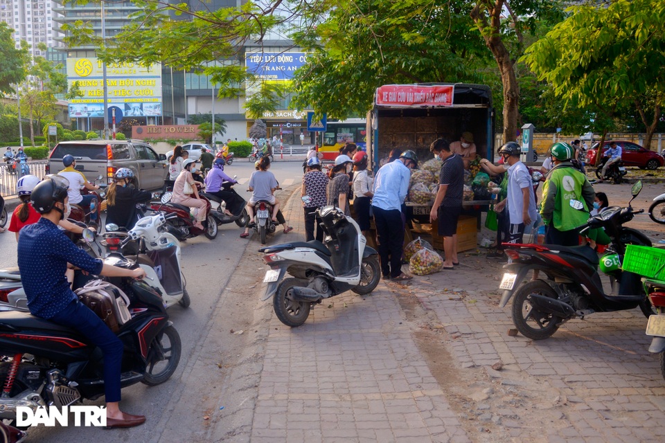 Người dân Hà Nội xếp hàng tiêu thụ hàng chục tấn nông sản Bắc Giang - 8 Người dân Hà Nội xếp hàng tiêu thụ hàng chục tấn nông sản Bắc Giang - 8