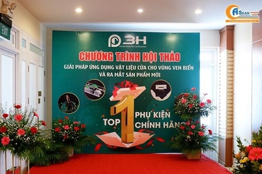 Aseanwindow cùng 3H ra mắt sản phẩm mới, có khả năng kháng muối biển