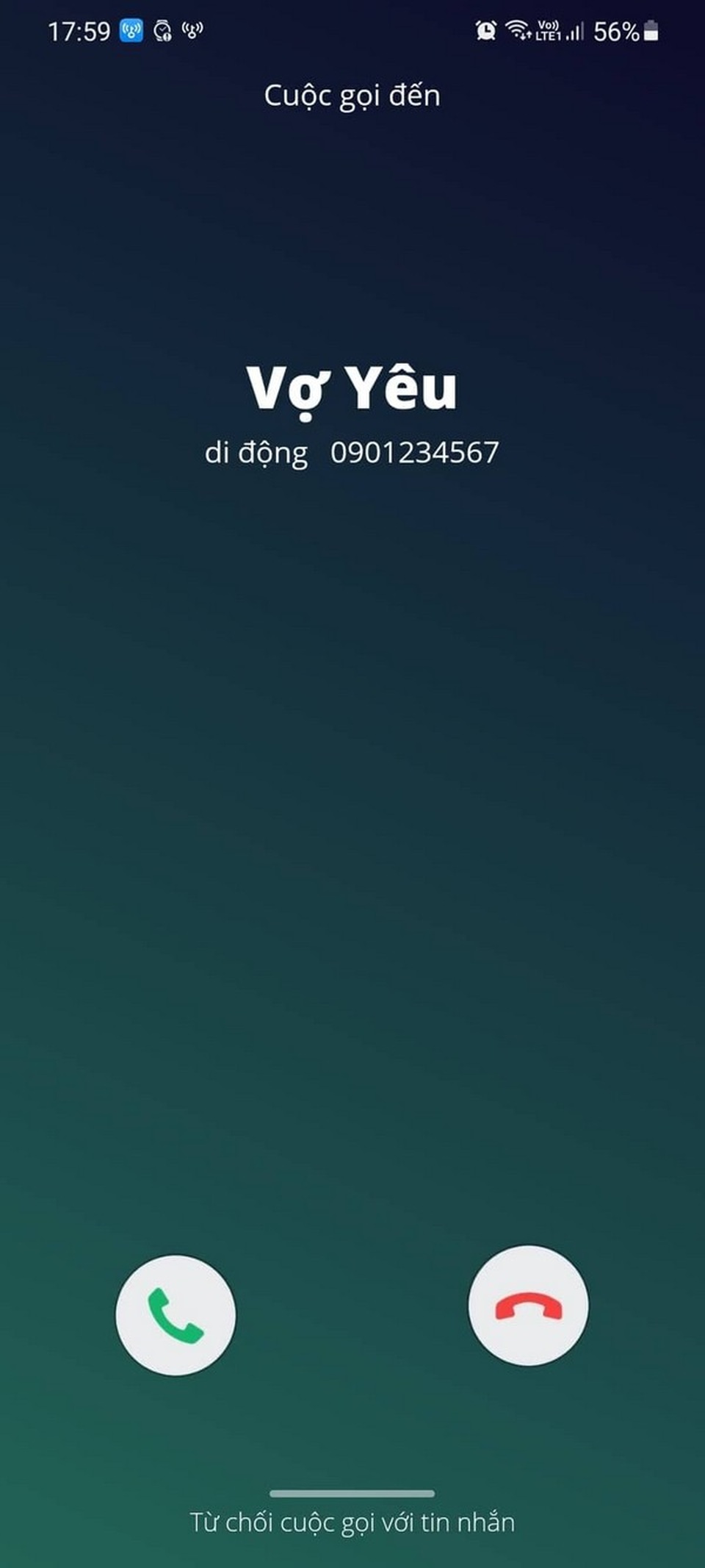 Thủ thuật tạo cuộc gọi ảo từ vợ yêu để né các tình huống khó xử - 4 Thủ thuật tạo cuộc gọi ảo từ vợ yêu để né các tình huống khó xử - 4