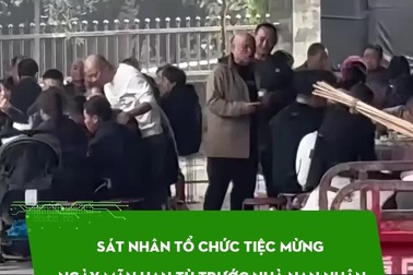 Sát nhân tổ chức tiệc mừng ngày mãn hạn tù trước nhà nạn nhân