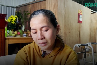 Chồng trọng bệnh, vợ gồng mình gánh vác cả gia đình