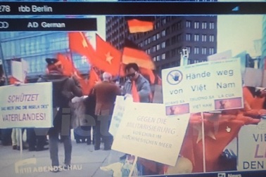 Truyền thông Đức đưa tin về cuộc biểu tình phản đối Trung Quốc của người Việt