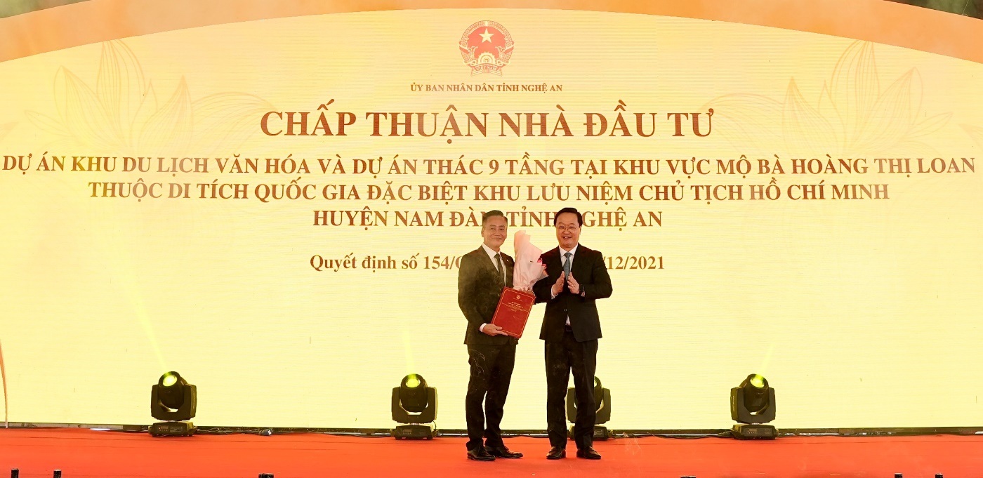 Spadtagsceremoni för två projekt som tillhör president Ho Chi Minhs minnesplats i Nghe An - 2 Khởi công 2 dự án thuộc Khu lưu niệm Chủ tịch Hồ Chí Minh tại Nghệ An - 2