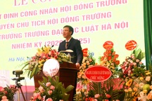 Tiến sĩ Đoàn Trung Kiên làm Hiệu trưởng Trường Đại học Luật Hà Nội