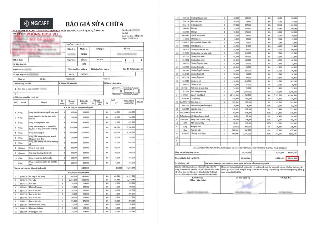 Vụ MG HS chờ sửa gần 5 tháng: Khách hàng đã nhận xe, đại lý hé lộ tình tiết - 2