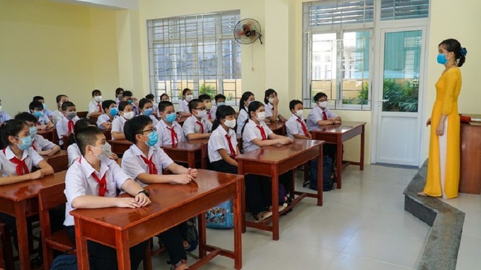 Theo Bộ GD&ĐT, vùng nguy cơ thấp, trung bình về dịch Covid-19 cho học sinh trở lại trường học.