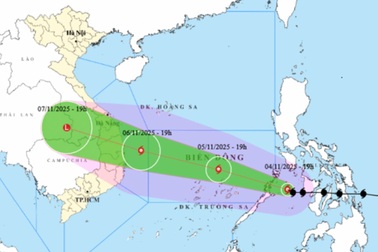 Bão Kalmaegi cường độ rất mạnh, tương tự bão Damrey năm 2017