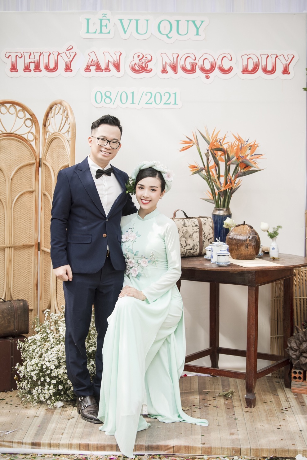 Hoa hậu Ngọc Hân tiết lộ sẽ tự thiết kế áo dài cưới - 5 Hoa hậu Ngọc Hân tiết lộ sẽ tự thiết kế áo dài cưới - 5