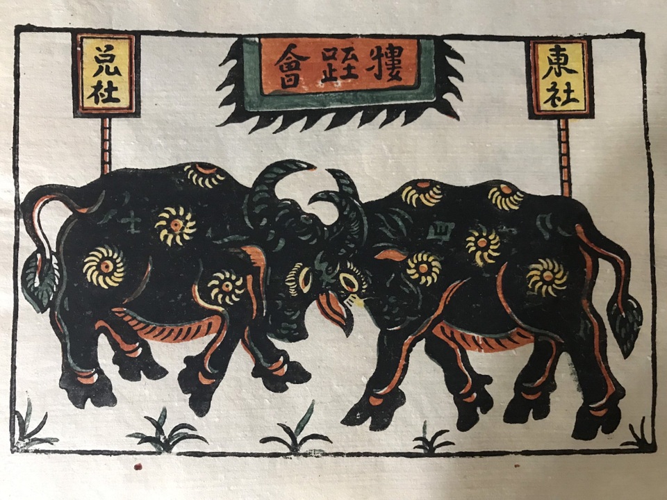 Năm Tân Sửu nói về con trâu trong những bức tranh Đông Hồ - 4 Năm Tân Sửu nói về con trâu trong những bức tranh Đông Hồ - 4