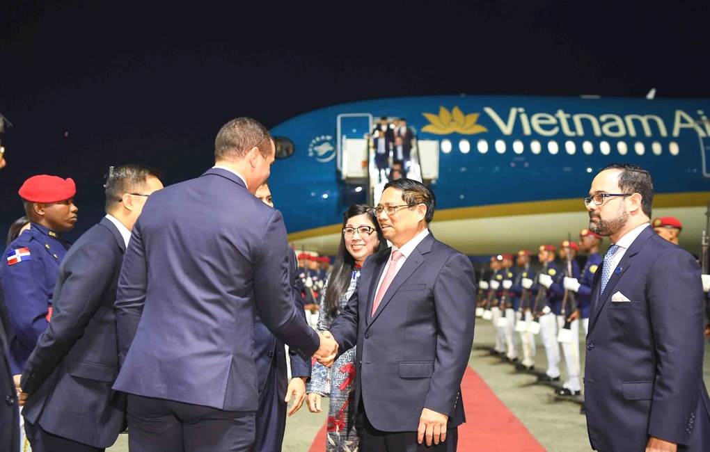 Thủ tướng Phạm Minh Chính tới Santo Domingo, bắt đầu thăm Cộng hòa Dominica - 3 Thủ tướng Phạm Minh Chính tới Santo Domingo, bắt đầu thăm Cộng hòa Dominica - 3