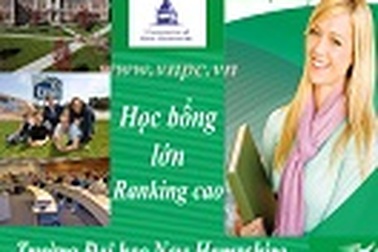 Hội thảo du học Mỹ - Đại học New Hampshire - có học bổng cao.