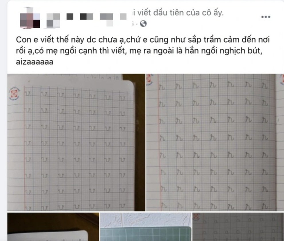 Trẻ mới vào lớp 1, mẹ ép ngồi tập viết ngày... 5 tiếng - 1 Trẻ mới vào lớp 1, mẹ ép ngồi tập viết ngày... 5 tiếng - 1